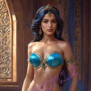 Princess Jazmine 13x19” Art print - only 6 signed & numbered prints made